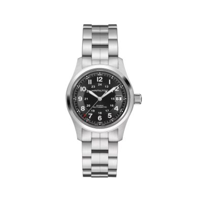 Hamilton Khaki Field Nero Acciaio Auto 38mm H70455133 - Gioielleria Parravicini
