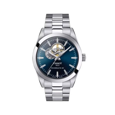 Tissot Gentleman Open Heart Blu T1274071104101 - Gioielleria Parravicini