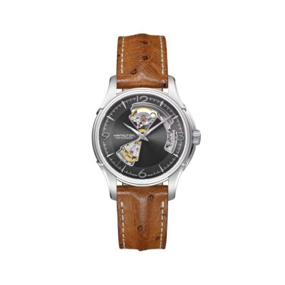 Hamilton Jazzmaster Open Heart Grigio Auto 40mm H32565585 - Gioielleria Parravicini