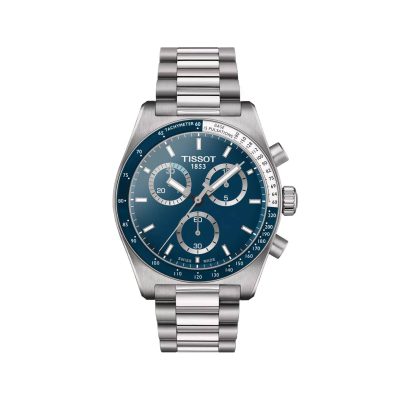 Tissot PR516 Blu Crono QTZ 40mm T1494171104100 - Gioielleria Parravicini