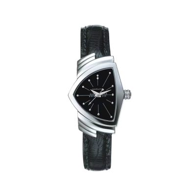 Hamilton Ventura Nero QTZ 24x36mm H24211732 - Gioielleria Parravicini