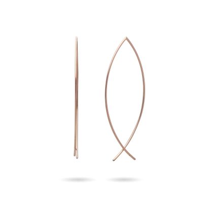 FILODAMORE Orecchini pesce oro rosa 9 kt OR47R - Gioielleria Parravicini Varese