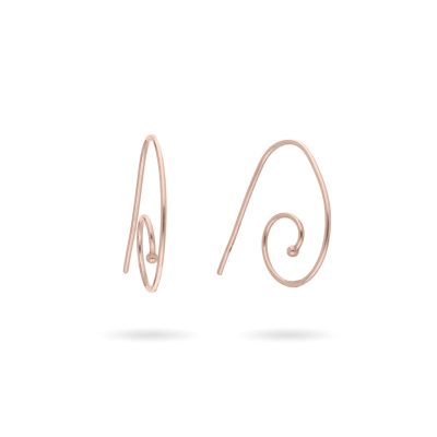 FILODAMORE Orecchini chiocciola oro rosa 9 kt OR40R - Gioielleria Parravicini Varese