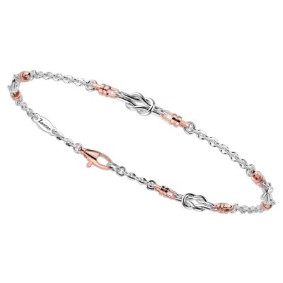 Bracciale Zancan Insignia Explorer in oro bianco e oro rosa 18kt