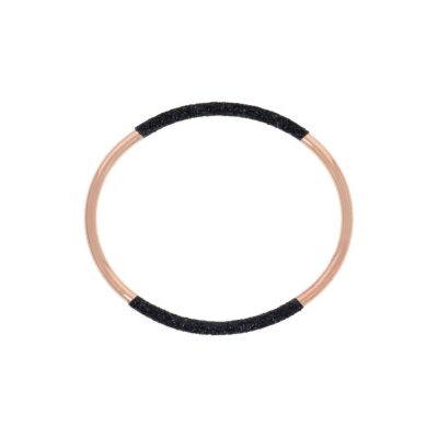 Pesavento Polvere Di Sogni Bracciale Black elastico semi-rigido argento 925 WPLVB1194 - Gioielleria Parravicini Varese
