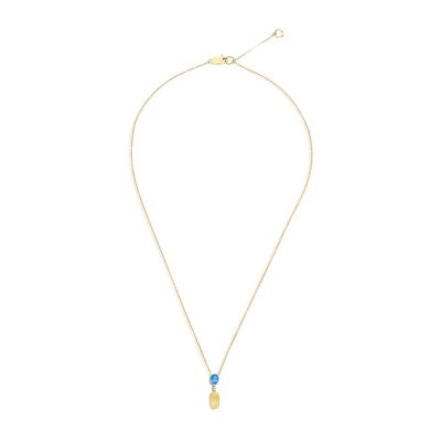Nanis Azure collana in oro 18 kt con diamanti e topazio London Blu CS15-597GG-IN - Gioielleria Parravicini Varese