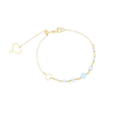 Maman et Sophie Onda Bracciale argento 925 con acquamarina BPONDAM7 - Gioielleria Parravicini Varese