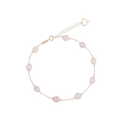 Maman et Sophie Aurum Perle Bracciale 18KT con perle rosa BRPER9 - Gioielleria Parravicini Varese