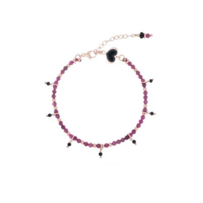 Maman et Sophie Rubino bracciale argento 925 con rubini e spinelli BRRBN - Gioielleria Parravicini Varese