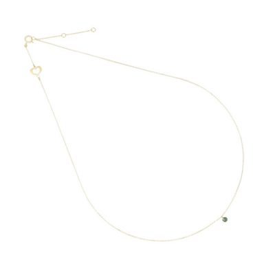 Maman et Sophie Diamante Nudo Girocollo 18KT con diamante 0.07 CT GCNUD07VE - Gioielleria Parravicini Varese