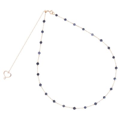 Maman et Sophie Pietre Preziose Girocollo 18KT con Zaffiro GHPTAZA - Gioielleria Parravicini Varese