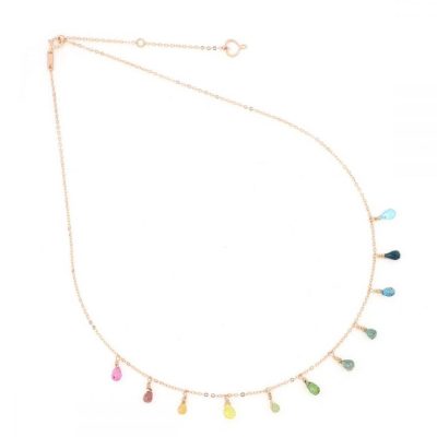 Maman et Sophie Drops Girocollo 18KT con undici gocce GCDRP11MU - Gioielleria Parravicini Varese