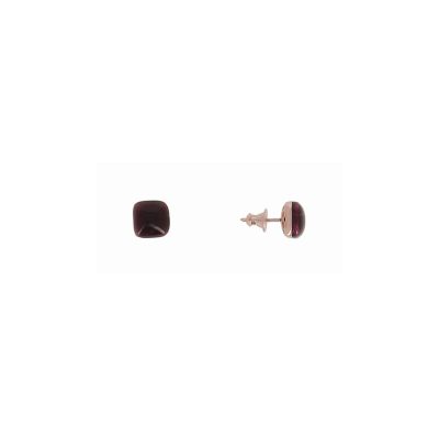 Pesavento DNA Orecchini Smalto rosso argento 925