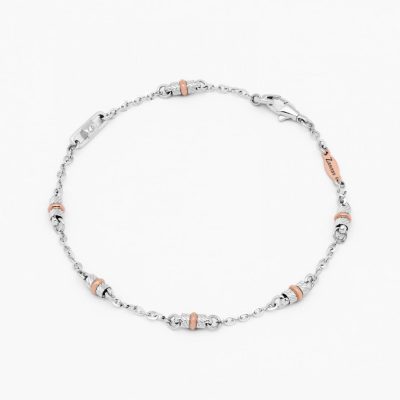 ZANCAN Insignia Explorer bracciale oro bianco e oro rosa EB702BR - Gioielleria Parravicini Varese