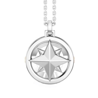 ZANCAN Alpha collana argento rosa dei venti ESC120R - Gioielleria Parravicini Varese