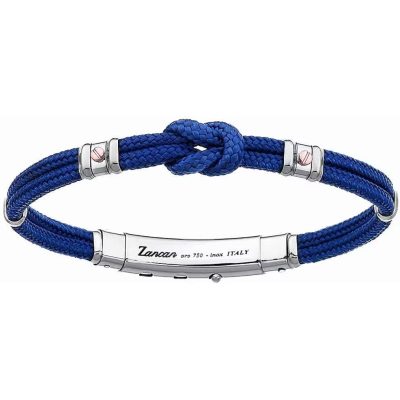 ZANCAN Regata bracciale in kevlar con nodo e argento EXB475MR-BL - Gioielleria Parravicini Varese