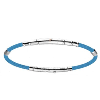 ZANCAN Robikevlar bracciale kevlar argento e oro EXB761R-AZ - Gioielleria Parravicini Varese
