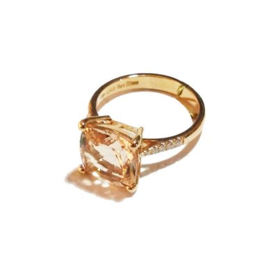 PIERO MILANO Rosa anello oro rosa 18kt con diamanti M4997AB50M - Gioielleria Parravicini Varese
