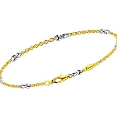 ZANCAN Eternity bracciale oro giallo e oro bianco EB802GB - Gioielleria Parravicini Varese