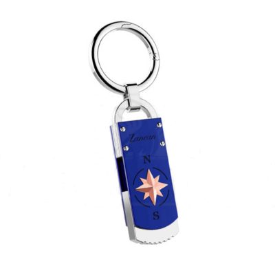 ZANCAN HiTeck portachiavi acciaio con chiavetta usb EHP049 - Gioielleria Parravicini Varese