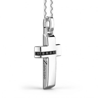 ZANCAN Insignia 925 collana argento con croce ESC010 - Gioielleria Parravicini Varese