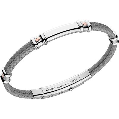 ZANCAN Robikevlar bracciale in kevlar e argento EXB577R-GR - Gioielleria Parravicini Varese
