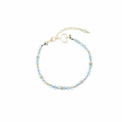 Maman et Sophie Pietre bracciale argento 925 con acquamarina BRISF4AM - Gioielleria Parravicini Varese