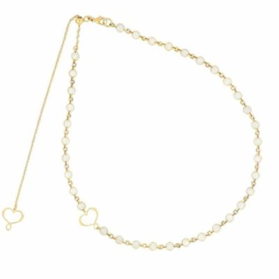 Maman et Sophie M&S Girocollo argento 925 con smalto perlato GHMESMP1MS - Gioielleria Parravicini Varese