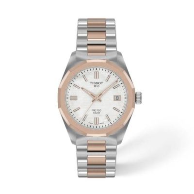 Tissot PRC100 Silver Solar 34mm T1518222211100 - Gioielleria Parravicini