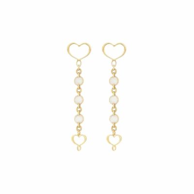 Orecchini Maman et Sophie M&S in argento con smalto perlato