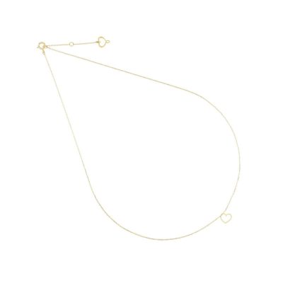 Girocollo Maman et Sophie M&S in oro giallo 18kt con ciondolo cuore