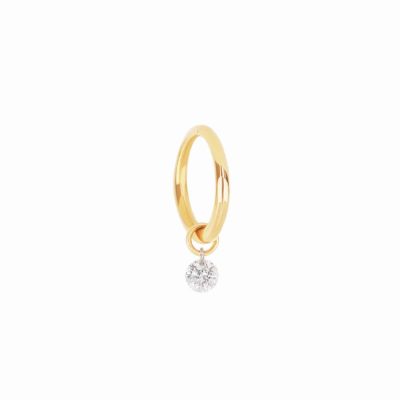 Maman et Sophie Diamante Nudo piercing in oro 18kt con diamante 0.05ct