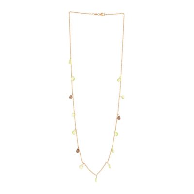 Pesavento Polvere di Sogni chanel con pendenti in argento dorato 925 60-65cm